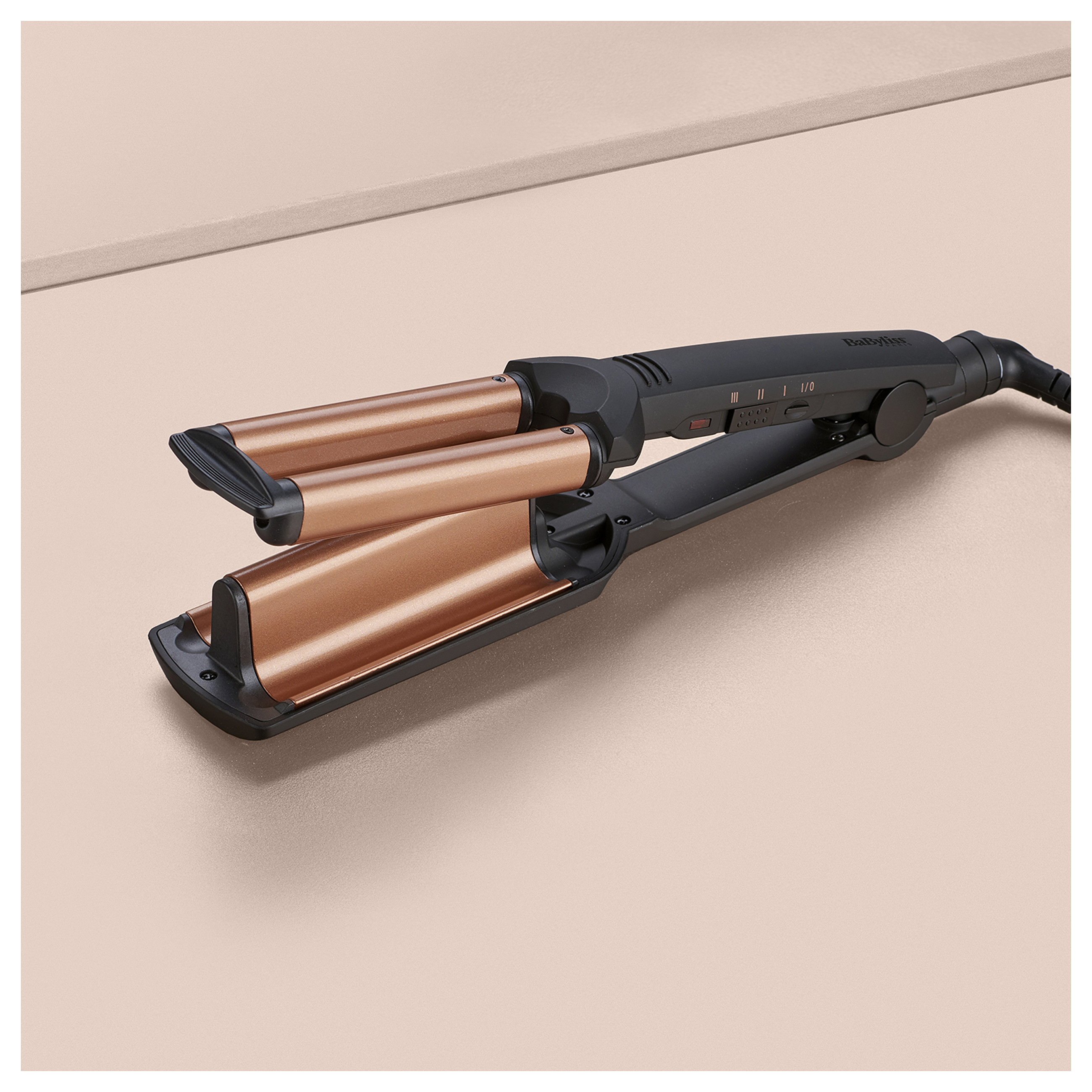 Stiluese për flokë BaByliss Deep Waves W2447E / Tourmaline-Ceramic / 3 Temperatura / 200°C / Advanced Ceramics – Zezë/Bronz - 10