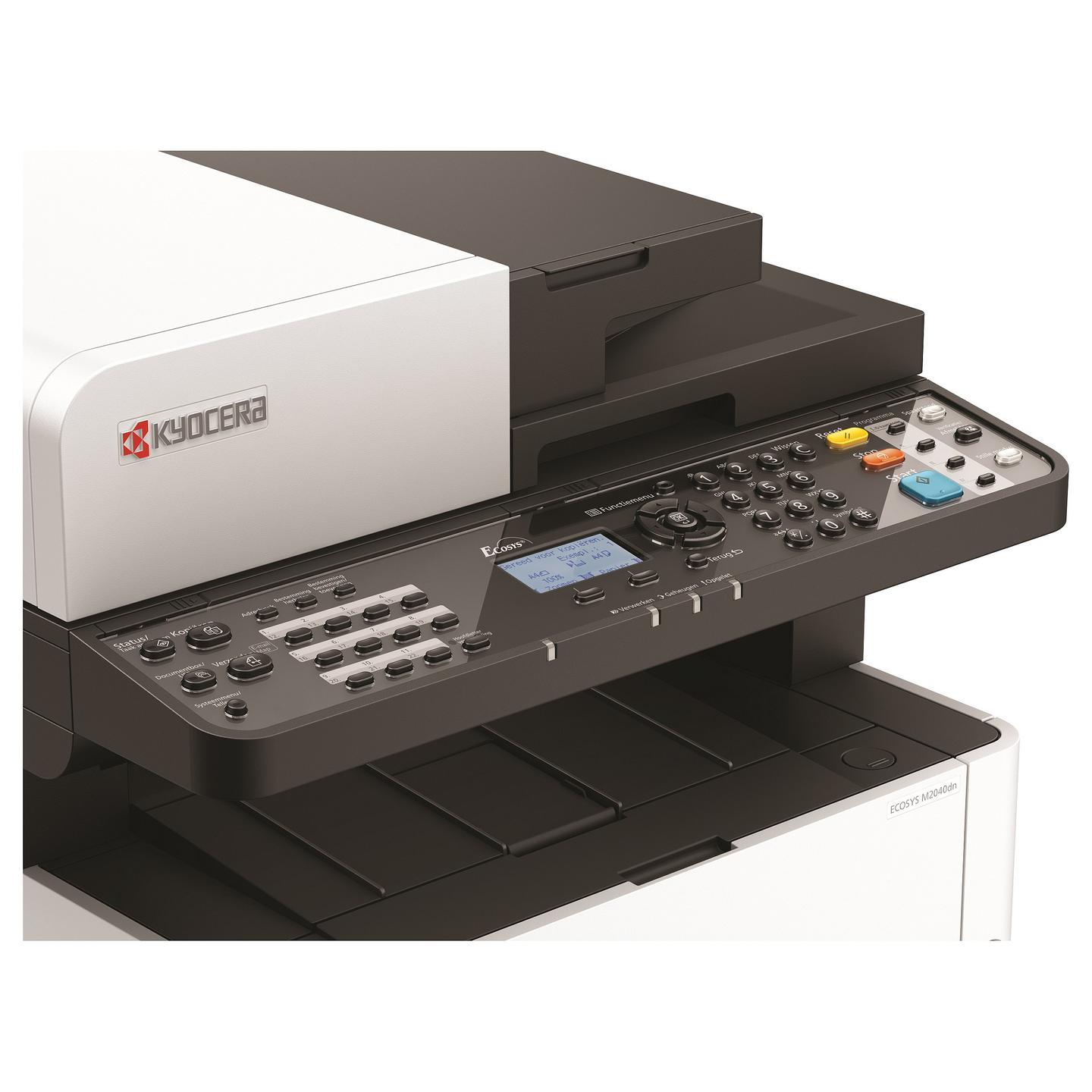 Printer multifunksional laser Kyocera ECOSYS M2135dn, A4, bardhë e zi, 35 faqe/min, printim automatik dyfaqësh, skanim, kopjim, ADF 50 fletë, USB 2.0, Gigabit Ethernet – Bardhë - 5
