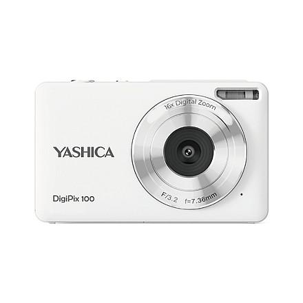 Kamerë digjitale Yashica DigiPix 100, 5–44MP, Full HD, 16x Zoom Digjital, 2.4", ISO 100–3200, microSD, USB-C - Bardhë