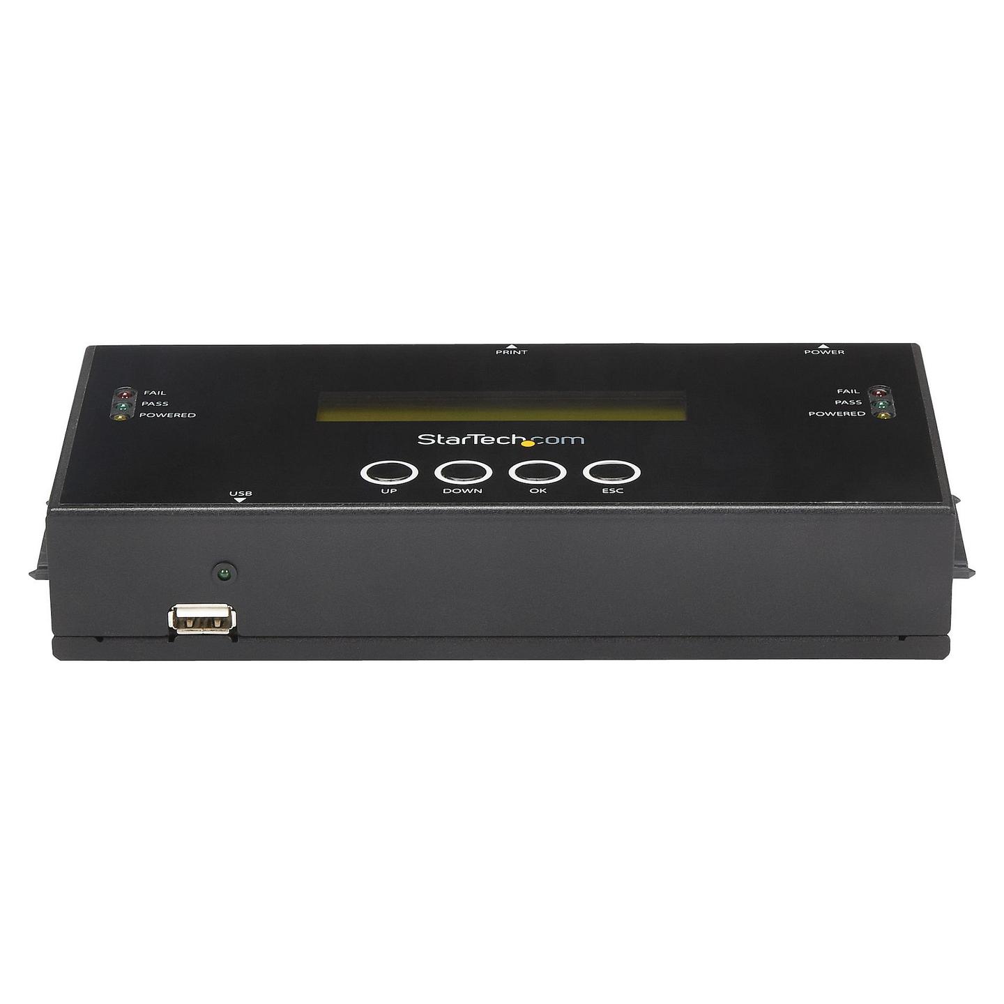 Dublues dhe Fshirës HDD/SSD StarTech.com SATSASDUPE11, SAS/SATA, 2.5″/3.5″, Klonim 1:1, 13GB/min, LCD - Zezë - 4
