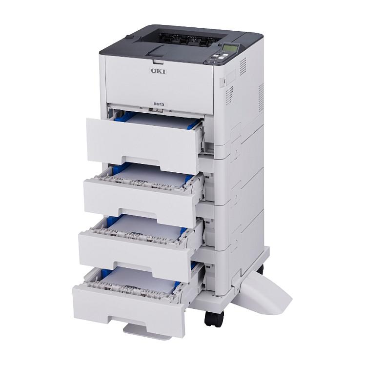 Printer Laser OKI B513dn / LED / A4 / 1200 × 1200 DPI / 45 ppm / Duplex - Gri/Bardhë - 5