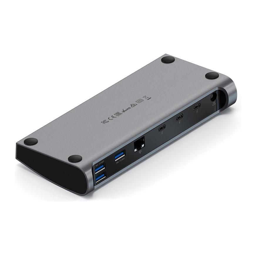 Docking Station Satechi ST-UCT4DM / 4x USB-A / 3x Thunderbolt 4 / Ethernet / Audio / SD / 96W PD / 135W – Hiri - 3