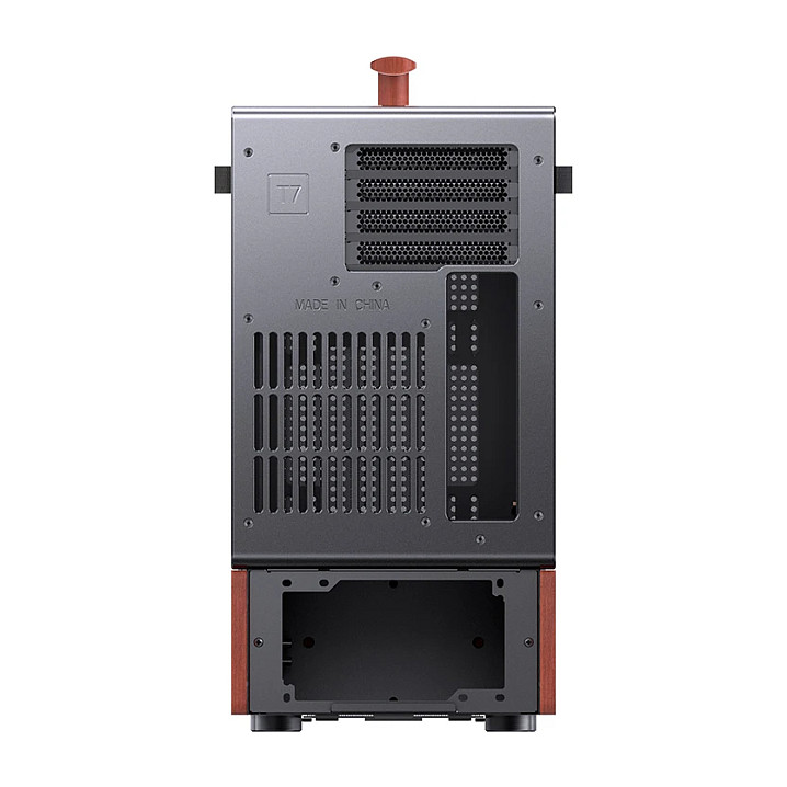 Kasë PC Jonsbo T7 / Midi Tower / Micro-ATX / Tempered Glass - Zezë - 19
