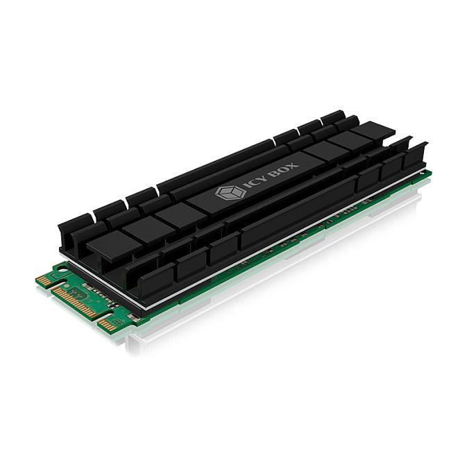 Ftohës për SSD ICY BOX IB-M2HS-701 / M.2 2280 / Pasiv / Alumin / 5mm – Zezë - 5