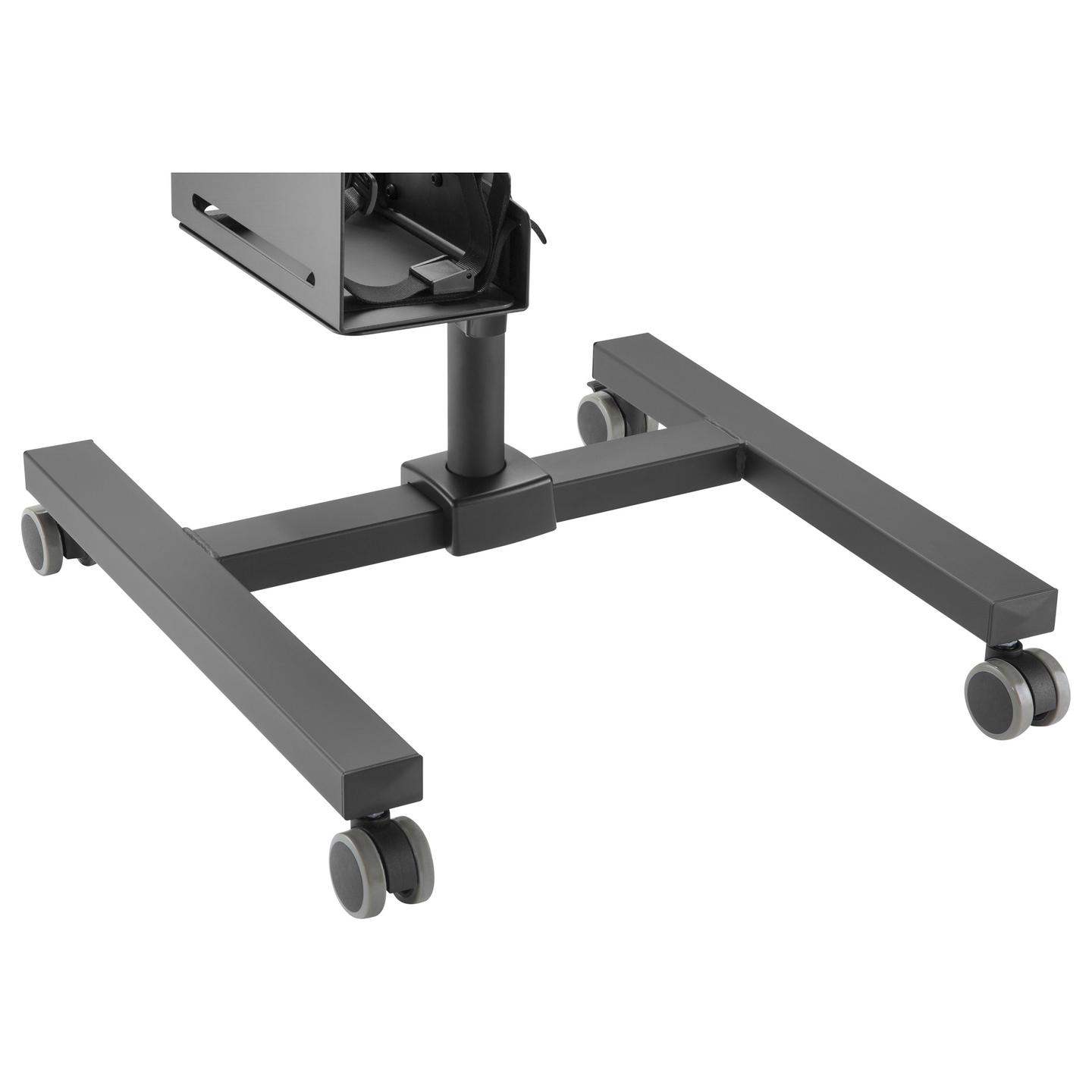 Mbajtëse për Monitor Equip 650171 , 17–32" , deri 8kg , me rrota , lartësi e rregullueshme , VESA 75x75 & 100x100 - Zezë - 4