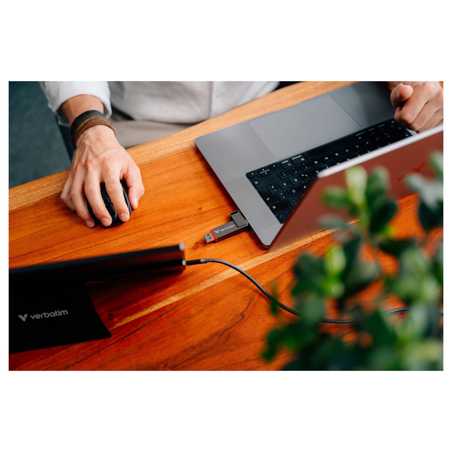 USB Flash Drive Verbatim Dual QuickStick 32042, 512GB, USB 3.2 Gen 1, USB-A + USB-C, 510MB/s Read, 460MB/s Write - Hiri - 5