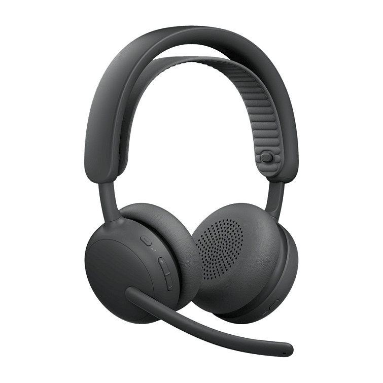 Kufje pa kabllo Logitech Zone 2 ES / On-Ear / Bluetooth 5.3 / ANC / 40 mm / 48 orë – Gri - 4
