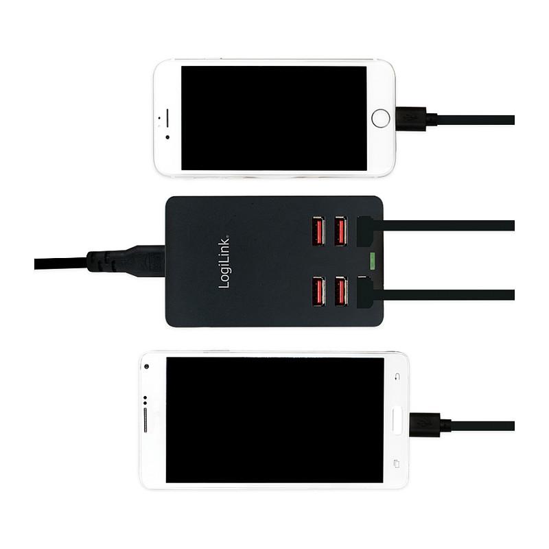 Adapter USB LogiLink PA0139 / 6x USB-A / 32W – Zezë - 5
