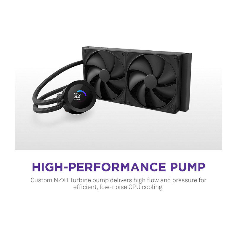 Ftohës për Procesor NZXT Kraken Plus 240 / 240mm / AIO / LCD - Zezë - 3