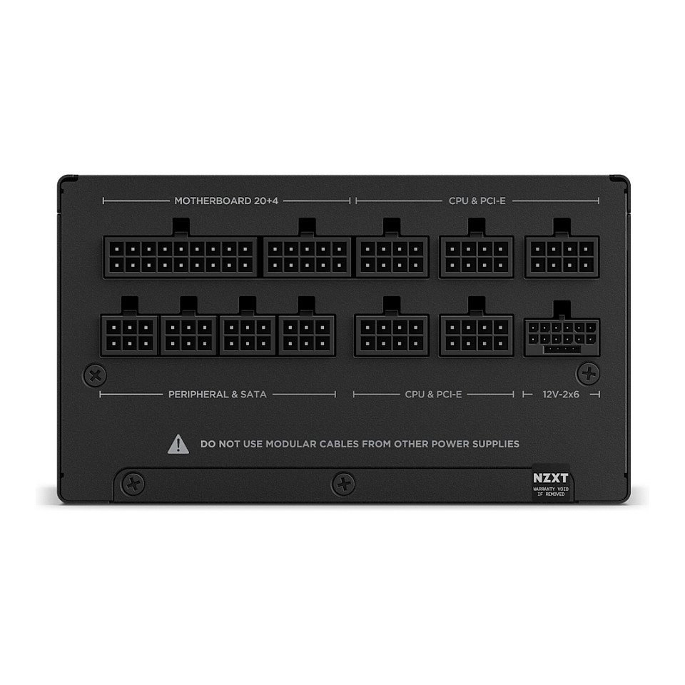 Furnizues Energjie NZXT C1000 Gold / PA-0G2BB-EU / 1000W / ATX / 80 PLUS Gold / ATX 3.1 / Fully Modular – Zezë - 4