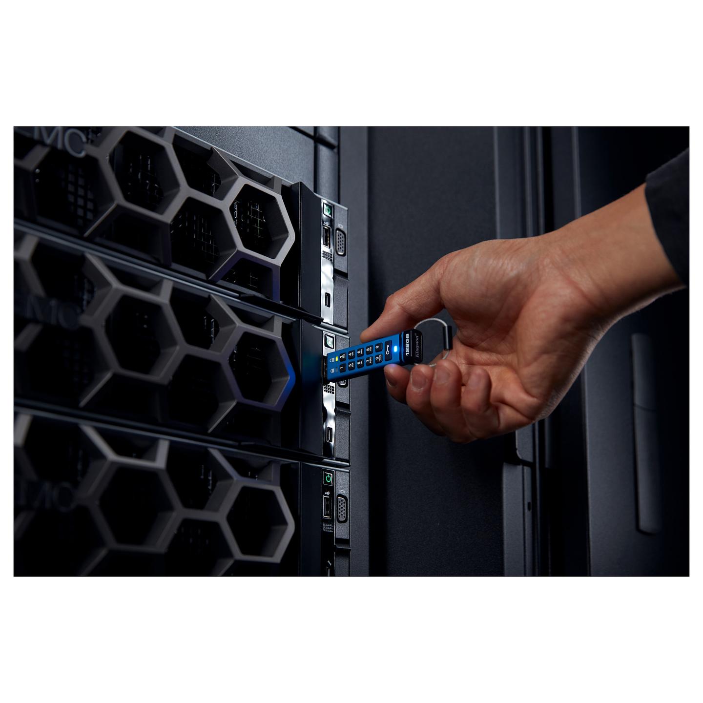 USB Flash Drive Kingston Technology IronKey Keypad 200 – Blu - 8