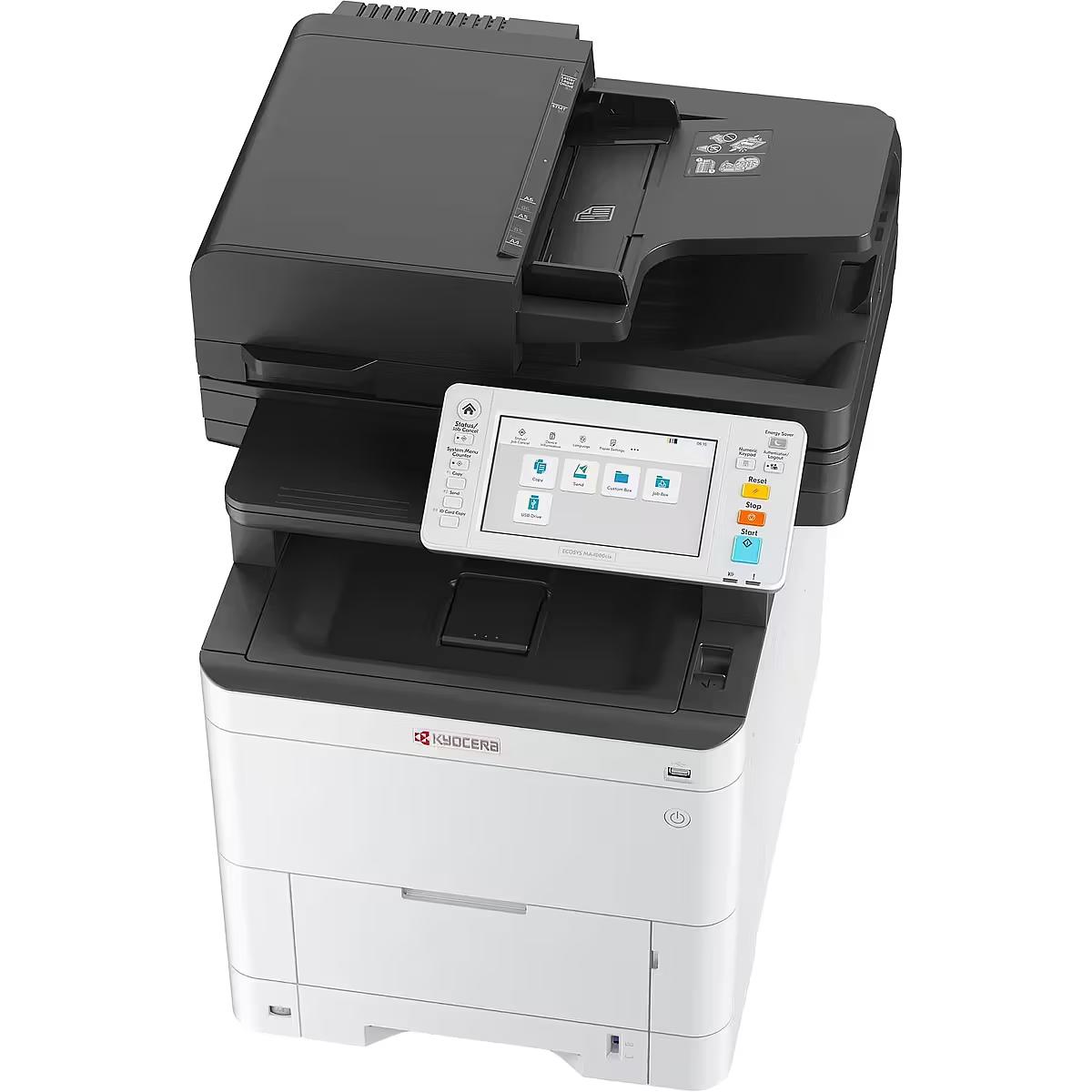 Printer Multifunksional Kyocera ECOSYS MA4000cix, Laser me Ngjyra, A4, 40ppm, 1200x1200DPI, USB 2.0, Duplex - Bardhë/Zezë - 3