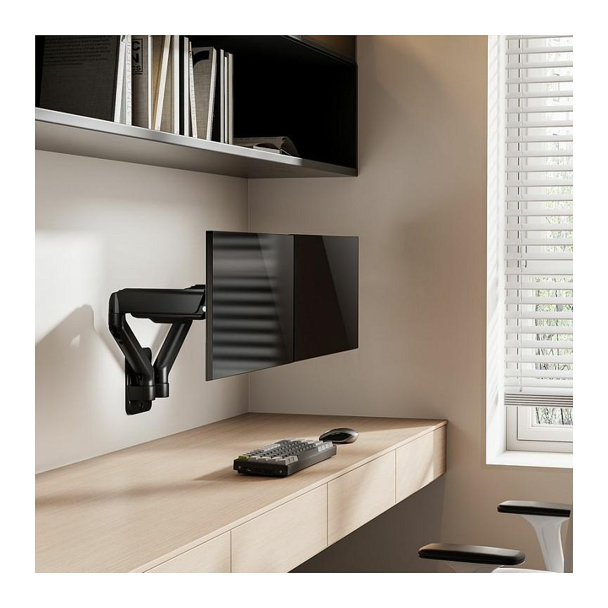 Mbajtëse Muri për Monitor Equip 650138 / 2 Monitorë / 17"-32" / 18kg / Full Motion / Tilt ±90° / Swivel ±90° - Zezë - 10