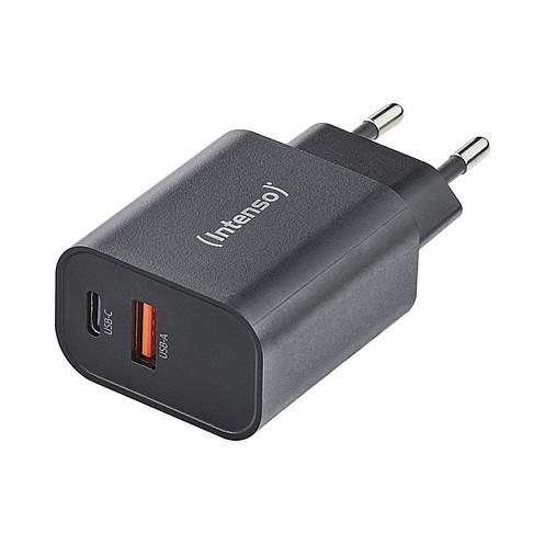 Adapter Intenso W30AC / 30W / USB-A + USB-C / Power Delivery 3.0 / PPS / Quick Charge 4.0 - Zezë