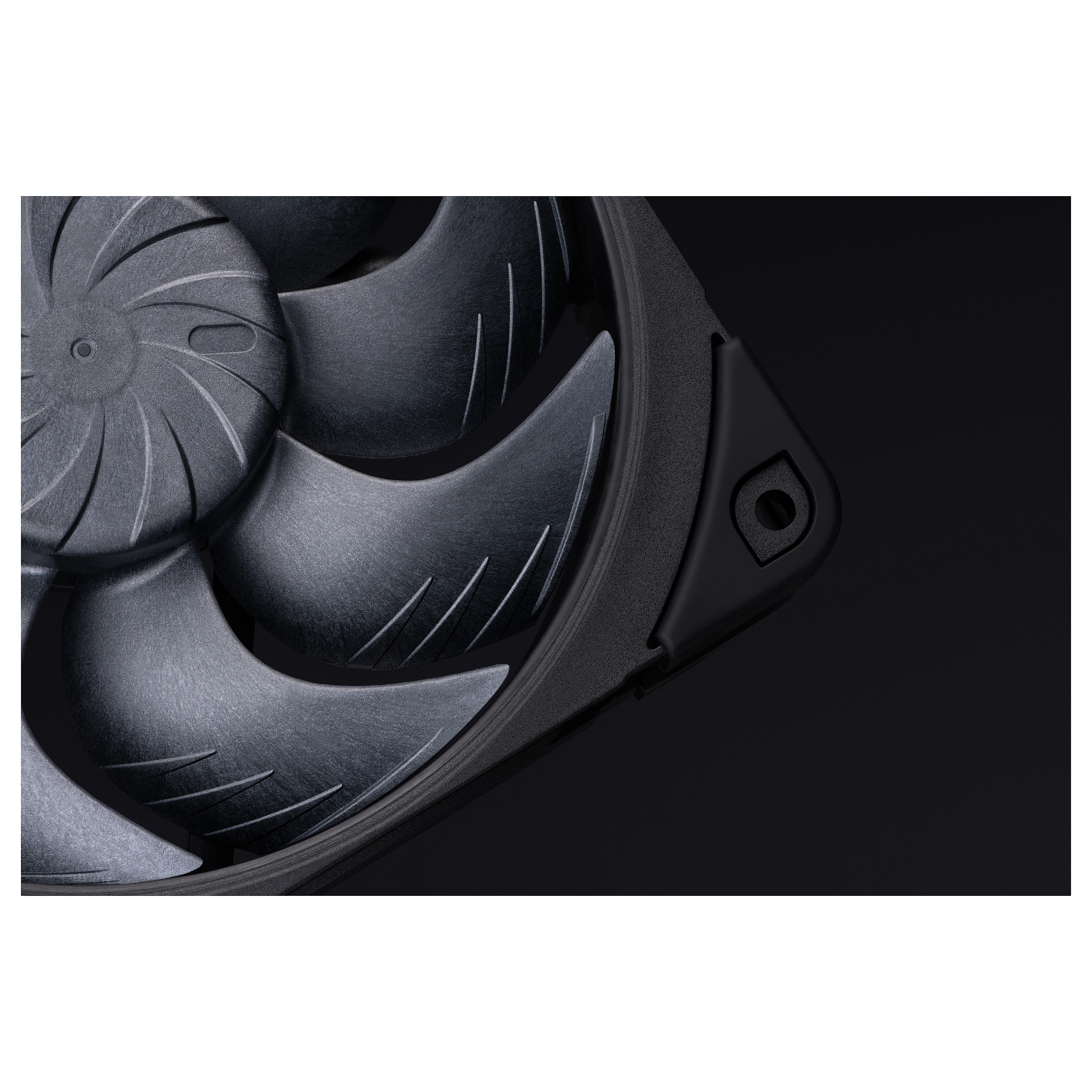 Ftohës për Kasë Noctua NF-A12x25 G2 PWM Sx2-PP chromax.black / 120mm / 0-1800 RPM / PWM / 2-Pack – Zezë - 5