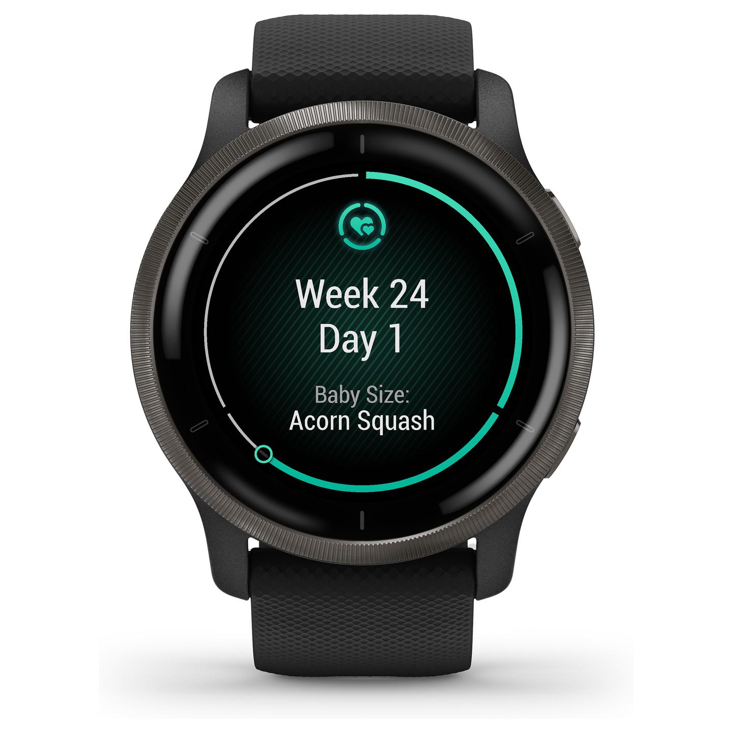 Orë e mençur Garmin Venu 2 / 45mm / AMOLED / GPS / Bluetooth / Wi-Fi - Zezë/Slate - 48