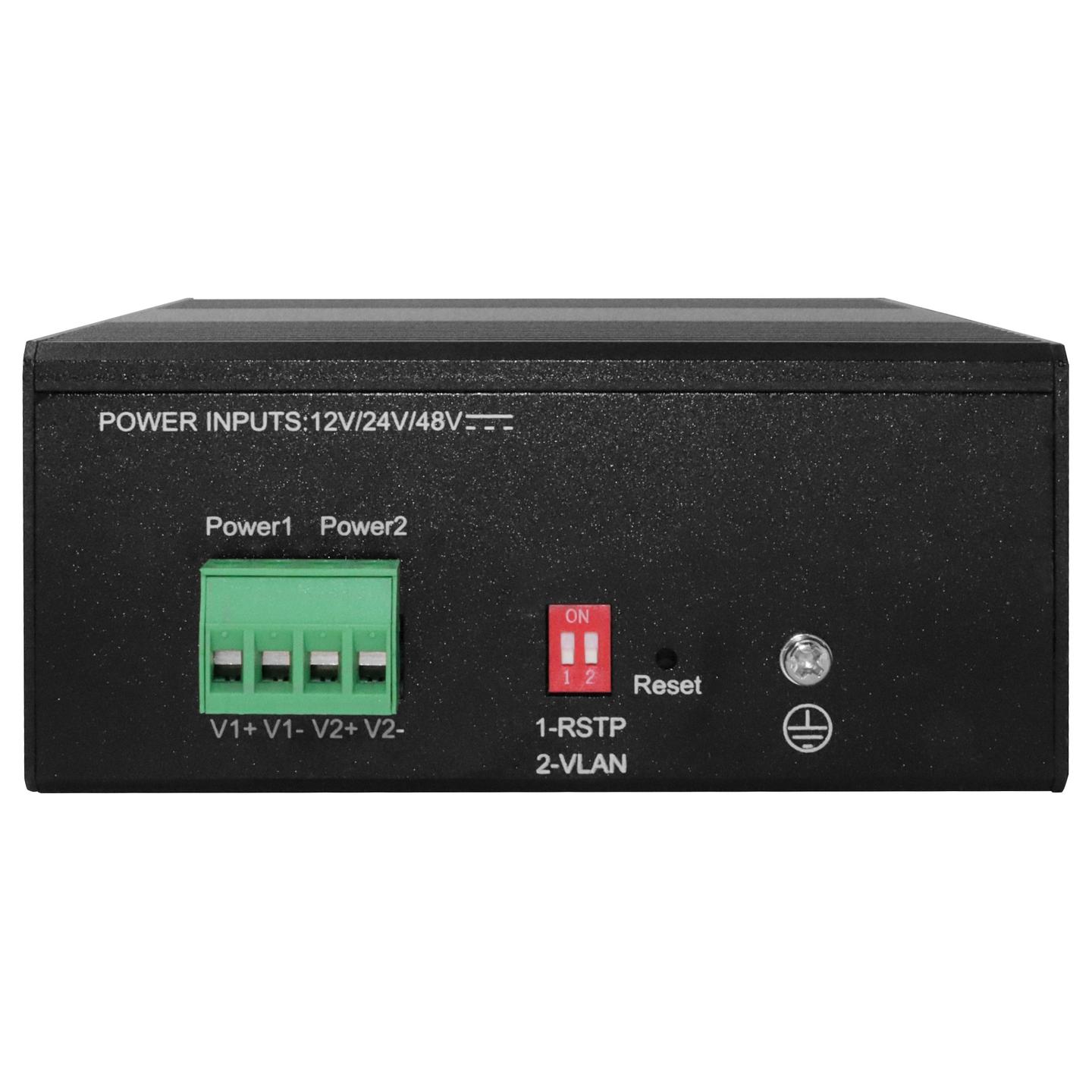 Switch Industrial LevelOne IGS-2110, 8x Gigabit Ethernet RJ45, 2x Gigabit SFP, Switching Capacity 20Gbps, Layer 2 Managed, IP30, Fanless, DIN-Rail - Zezë - 3