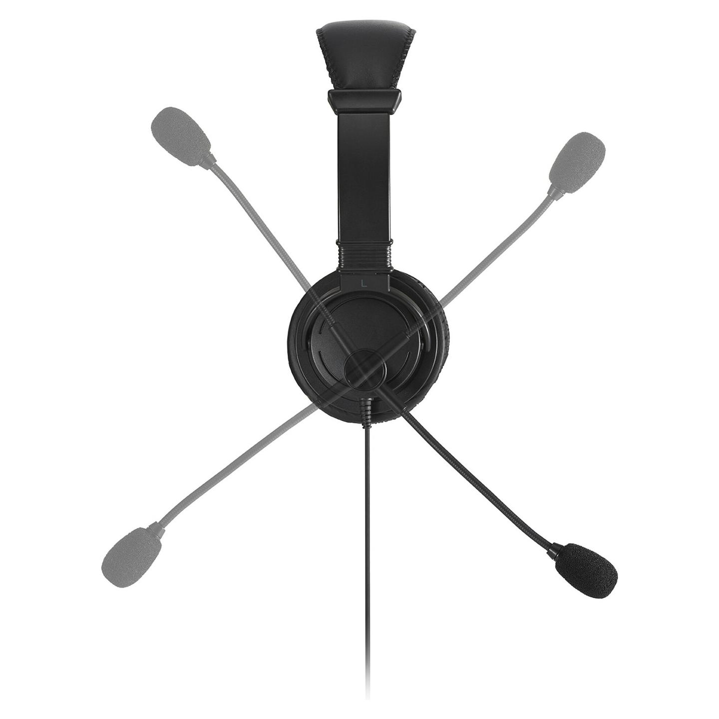 Kufje me kabllo Kensington K97457WW / USB-C / 40 mm / Noise-Cancelling Mic - Zezë - 3