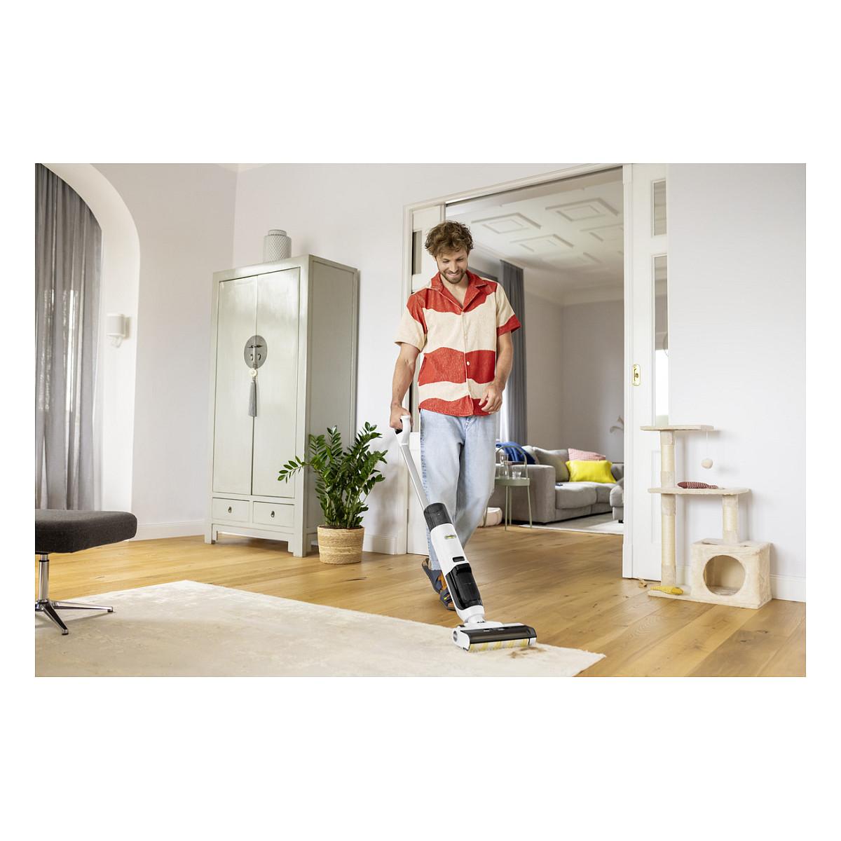 Fshesë me vakum Kärcher FCV 2 Natural N / 3-në-1 Wet & Dry / 160W / 25 min - Bardhë - 4