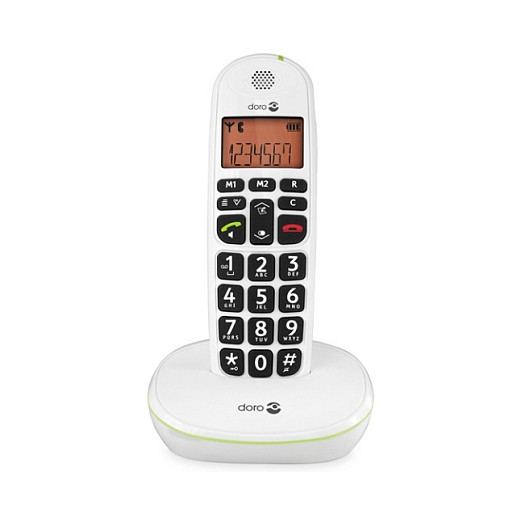 Telefon i thjeshtĂ« Doro PhoneEasy 100w â BardhĂ«