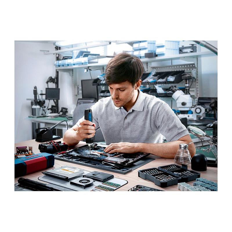 Vidator me Bateri Bosch Professional GO, 3.6V, 2.0Ah, 5Nm, 396rpm, 1/4" - Blu/Zezë - 3