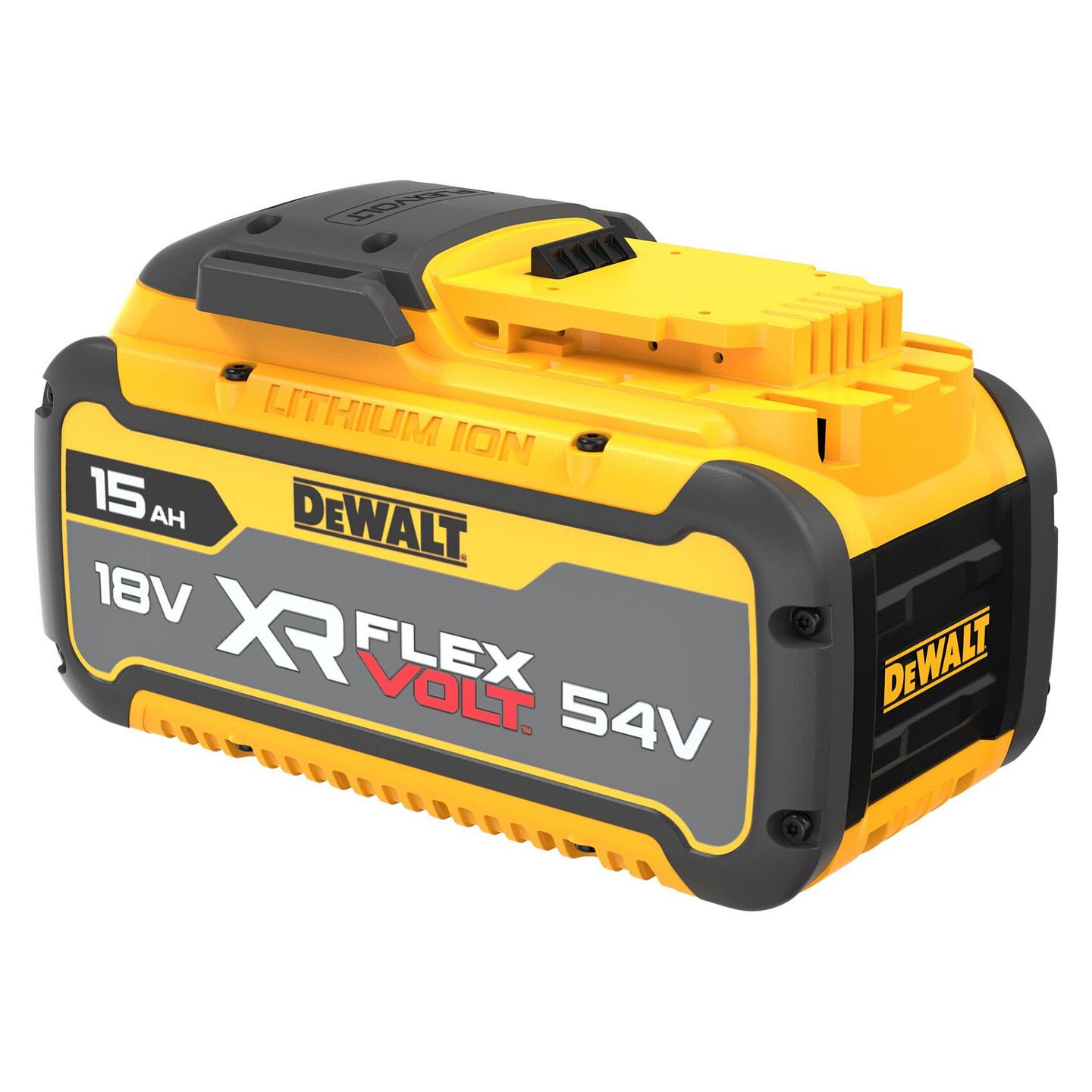 Bateri DeWALT DCB549-XJ XR FLEXVOLT, 18V/54V, 15Ah/5Ah, Li-Ion - Verdhë/Zezë - 3