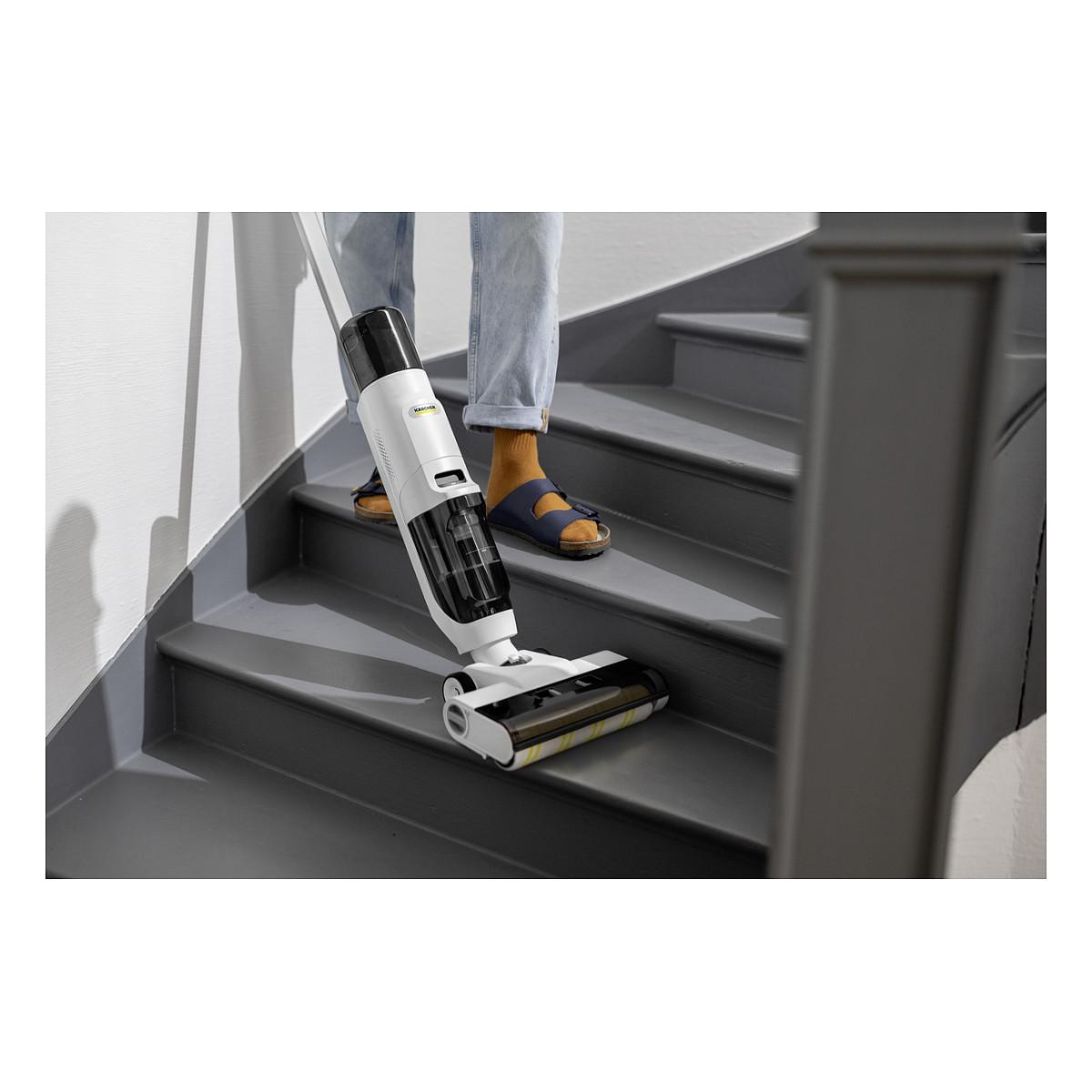 Fshesë me vakum Kärcher FCV 2 Natural N / 3-në-1 Wet & Dry / 160W / 25 min - Bardhë - 8