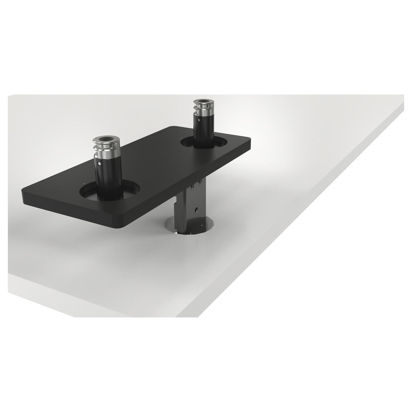 Mbajtëse për Monitor Dell MDA20 / 2 Monitorë / 19"-27" / 10kg - Zezë - 16