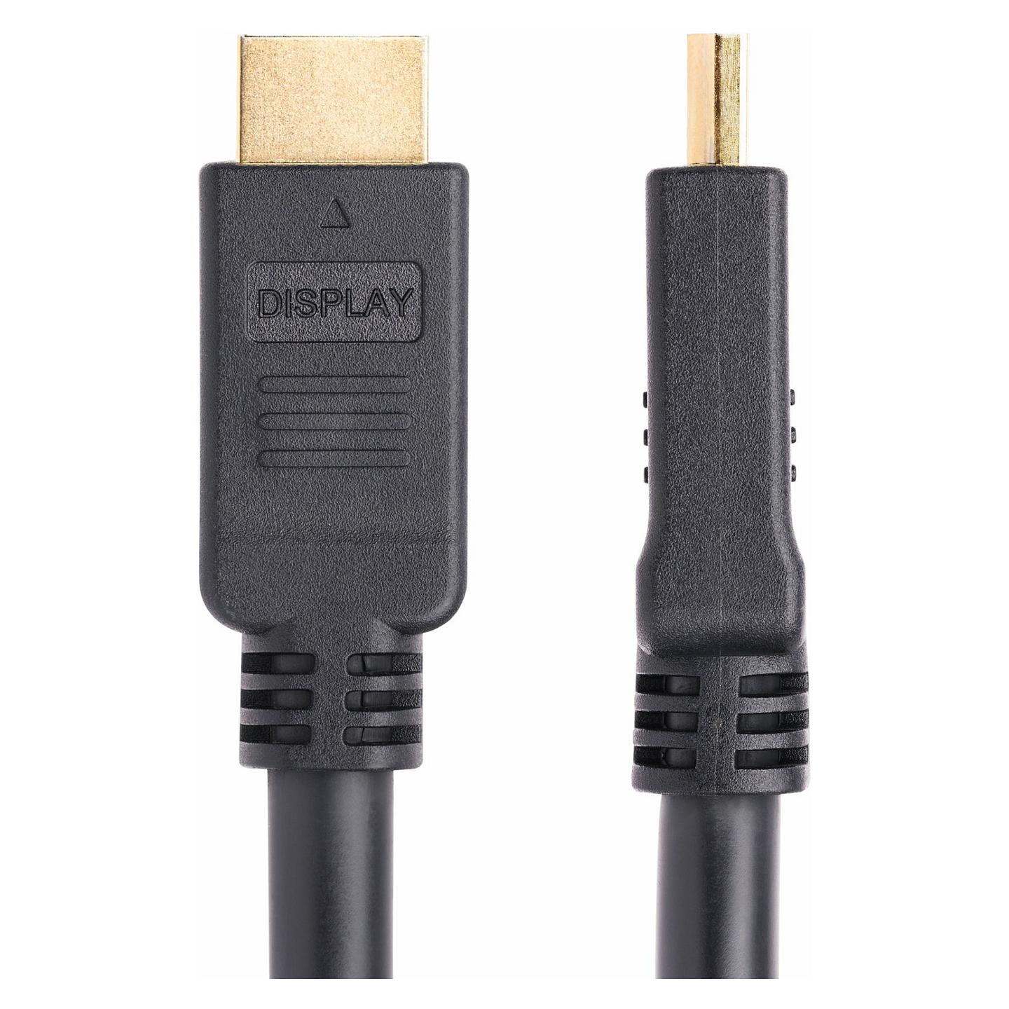 Kabllo HDMI StarTech.com HD2AP-10M-HDMI-CABLE / HDMI në HDMI / 10m / HDMI 2.0 / 4K 60Hz / HDR10 - Zezë - 3