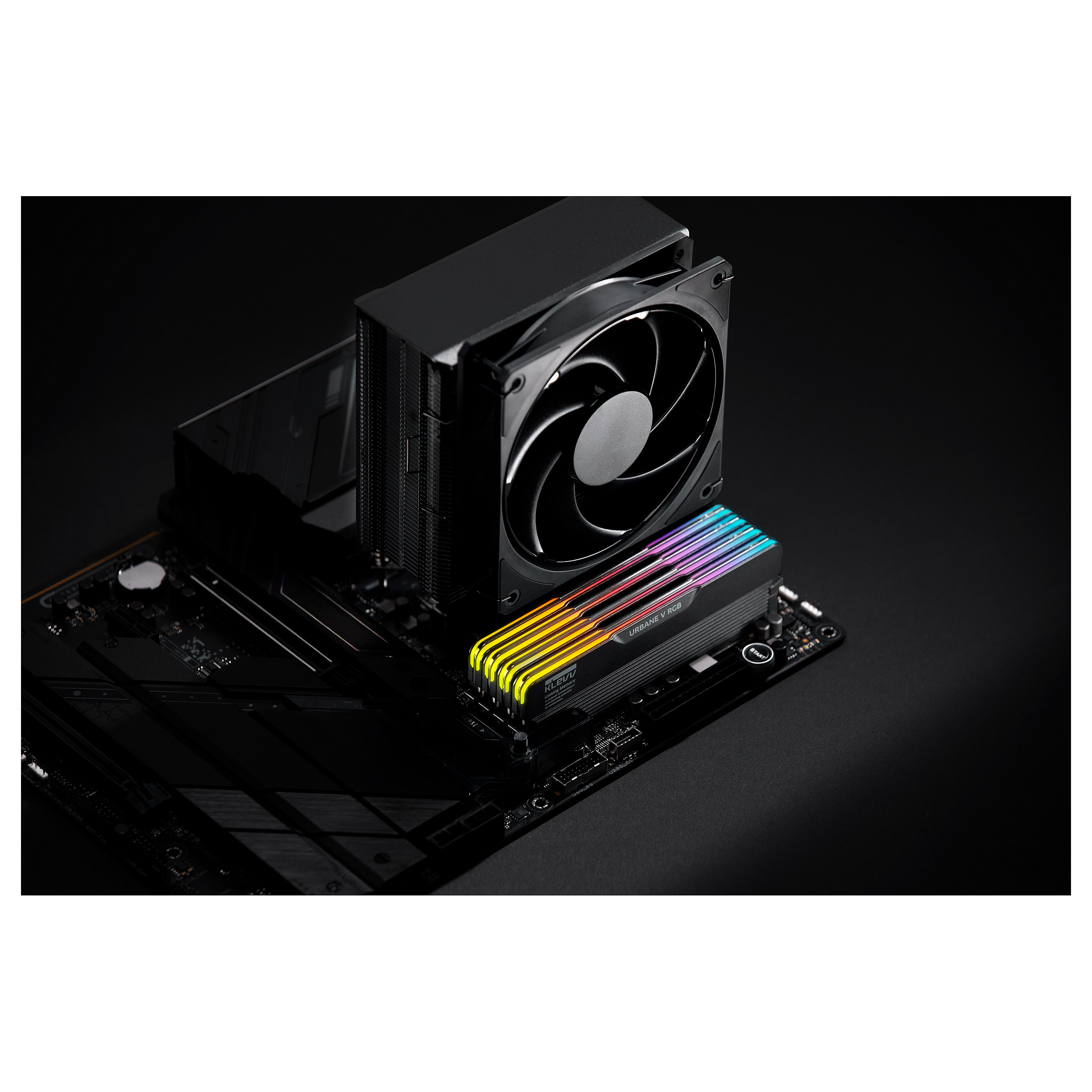 RAM Memorie DDR5 KLEVV Urbane V RGB / 32GB (2x16GB) / DIMM / 6000MHz / CL28 / 288-pin - Zezë - 24