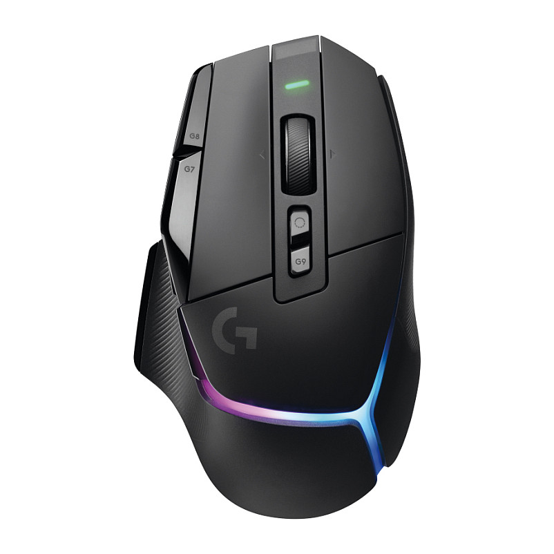 Maus Gaming Logitech G G502 X Plus / Wireless / HERO 25K / 25.600 DPI / 13 Butona / RGB - Zezë - 4