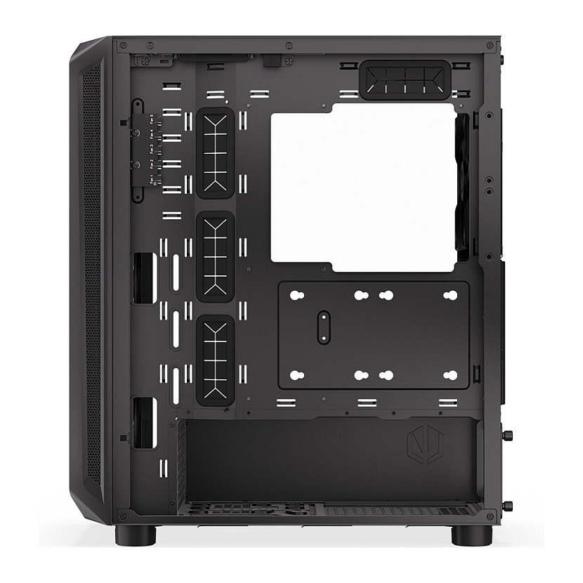 Kasë PC ENDORFY EY2A010 / Midi Tower / 3x 140mm Fan Para / 1x 140mm Fan Mbrapa / SSD 2.5" / HDD 2.5"/3.5" - Zezë - 14