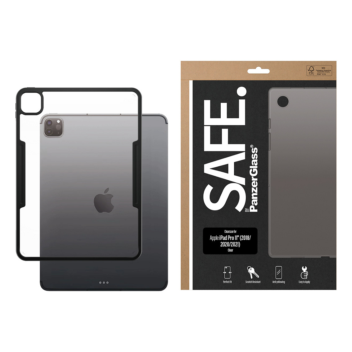 Aksesorë për Tablet PanzerGlass BULKSAFE95627 / ClearCase / iPad Pro 11" (2018, 2020-2022) - Transparent - 2