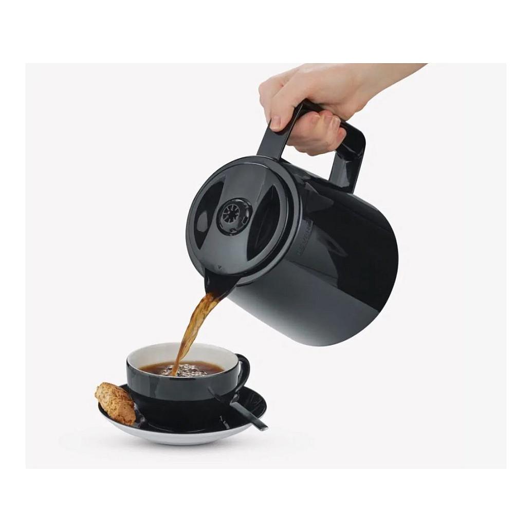 Aparat për Kafe me Filter Severin KA 9307, 1000 W, 1 L, 2 Enë Termike, Kapacitet 8 Filxhanë – Zezë - 2