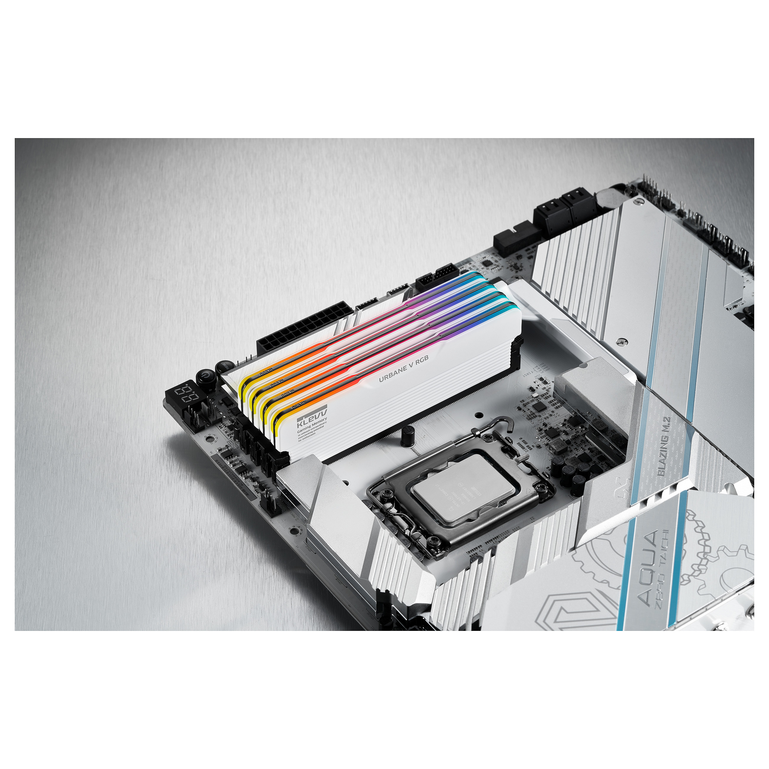 RAM Memorie DDR5 KLEVV Urban V RGB / 32GB (2x16GB) / DIMM / 6000MHz / CL28 - Bardhë - 13