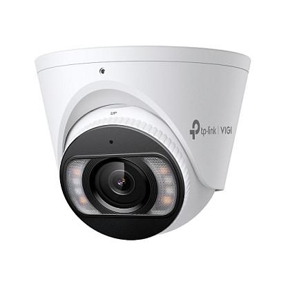 TP-Link VIGI C445 4MP – Full-Color IP Turret, 4mm, FOV 80.4°, IR/White Light 30m, AI, 2-Way Audio, PoE, IP67 – Bardhë