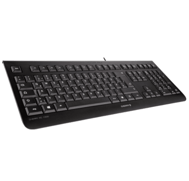 Tastierë me kabllo CHERRY KC 1000 / LPK / USB / QWERTZ DE – Zezë - 2