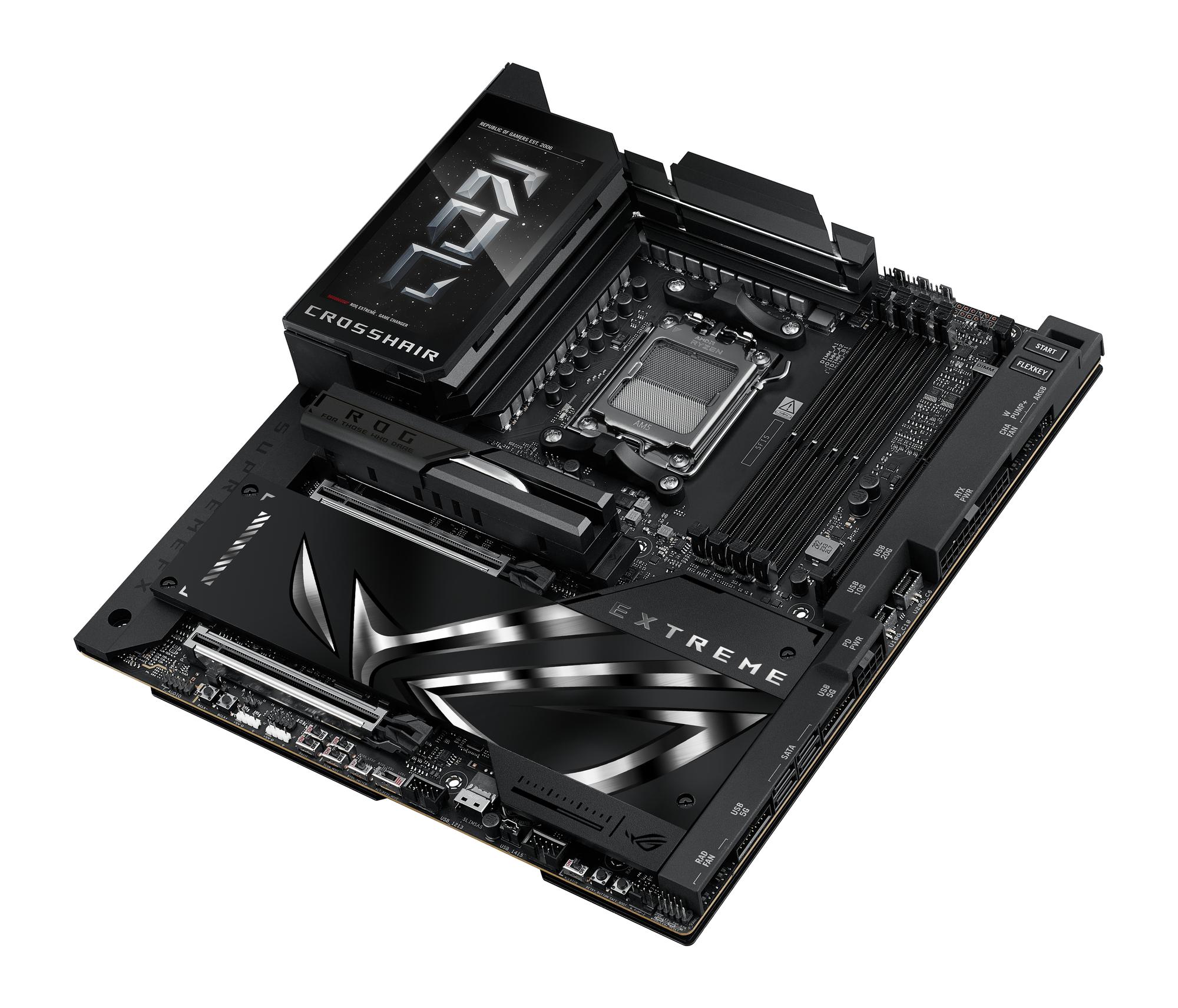 ASUS ROG CROSSHAIR X870E EXTREME – AMD X870E, AM5, DDR5, Wi-Fi 7, 10GbE, E-ATX - 2