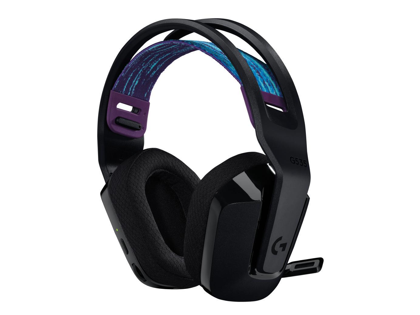 Kufje Gaming Logitech G535 / Wireless / Over-Ear / LIGHTSPEED / 40mm Drivers / Mikrofon / 33h / 236g – Zezë - 2