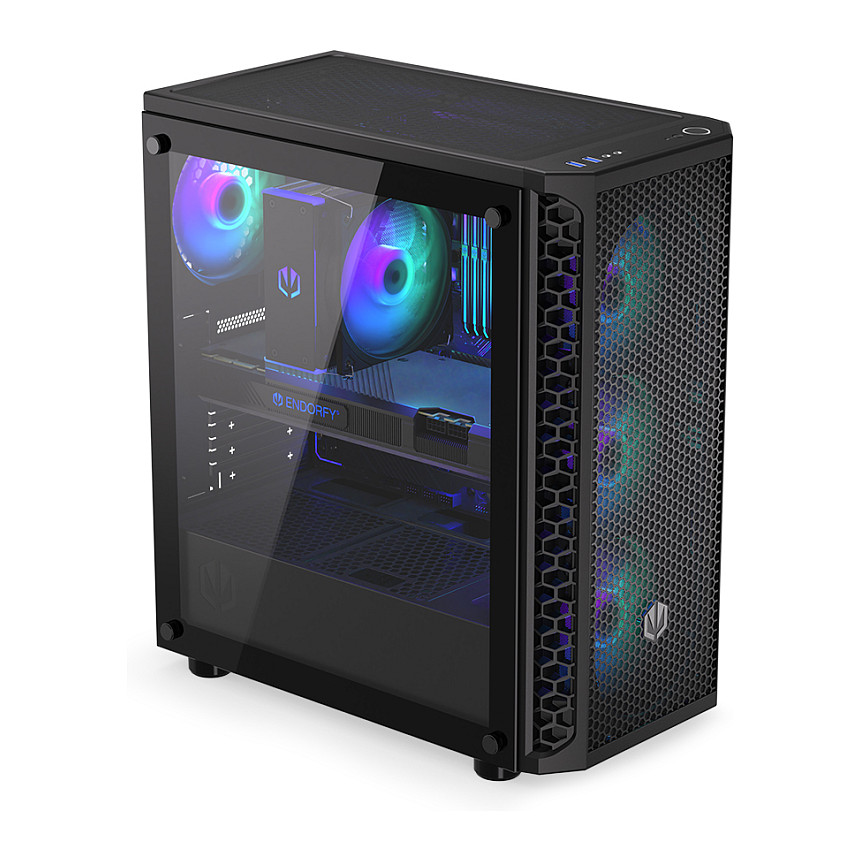 Kasë PC ENDORFY Signum 300 ARGB / Tower / 4x 120mm ARGB Fan / Radiator 360mm - Zezë - 5