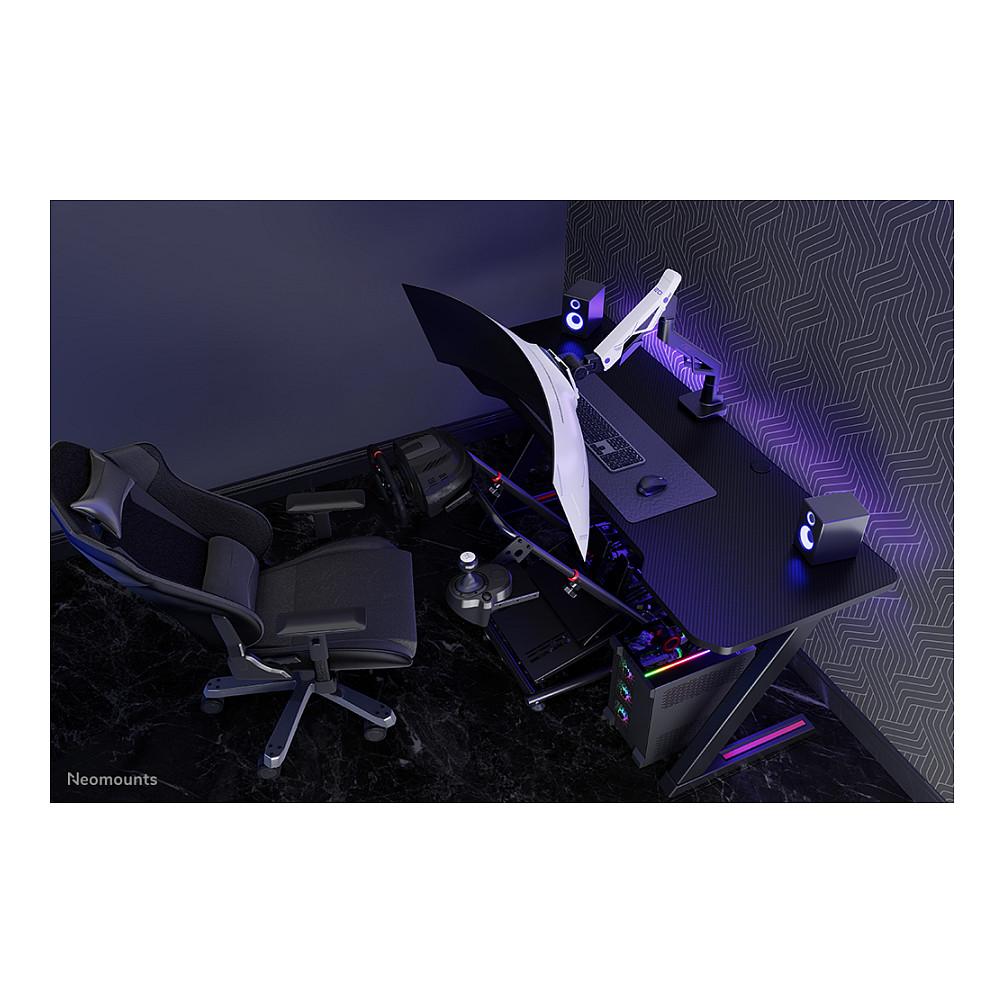 Mbajtëse për Monitor Gaming Neomounts DS70-256BL1 / 1 Monitor / 24"-57" / 30kg / Gas Spring / Full Motion / Topfix - Zezë - 18