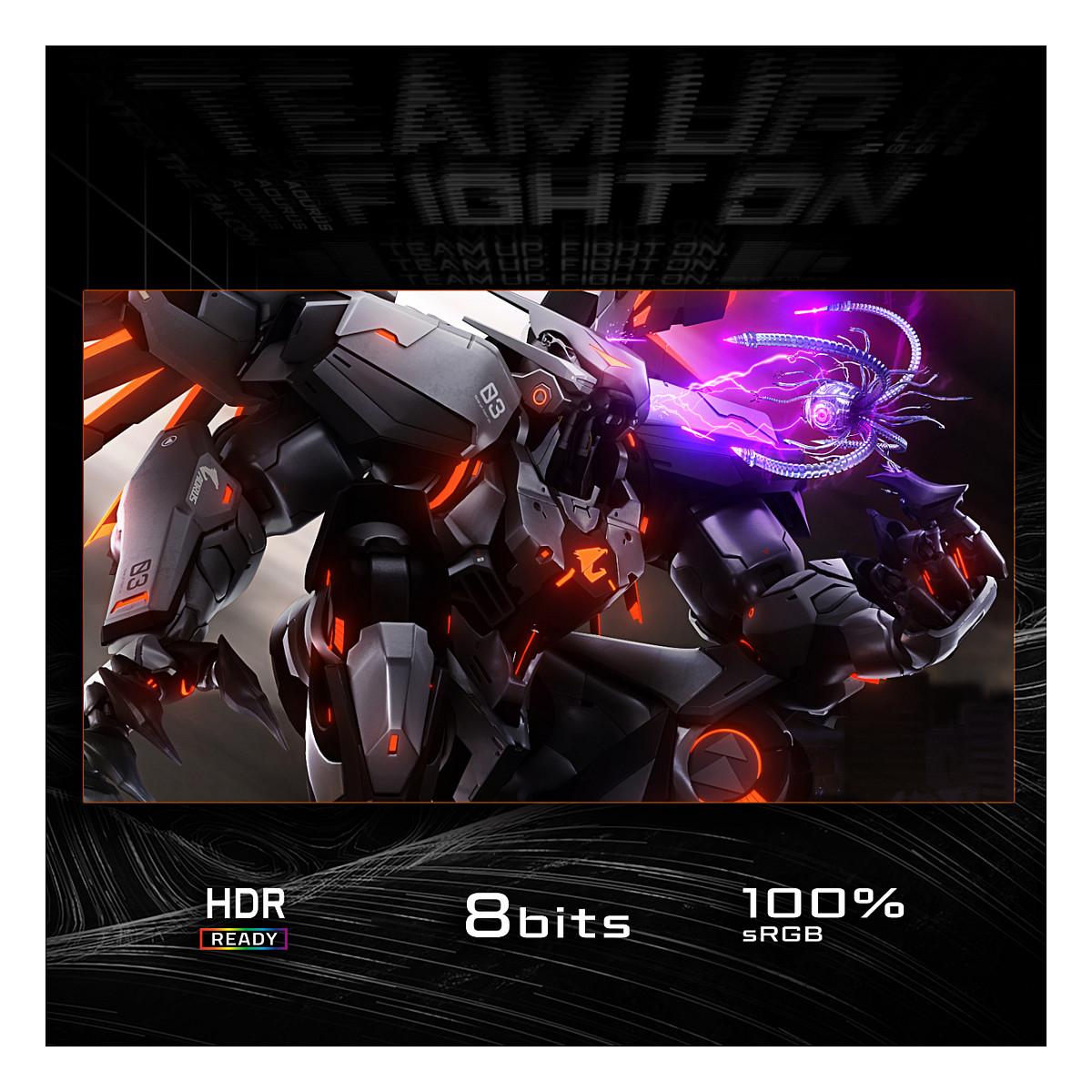Monitor Gaming GIGABYTE GS27QA / 27" / QHD LCD / 180Hz / 1ms / HDMI+DP - Zezë - 10