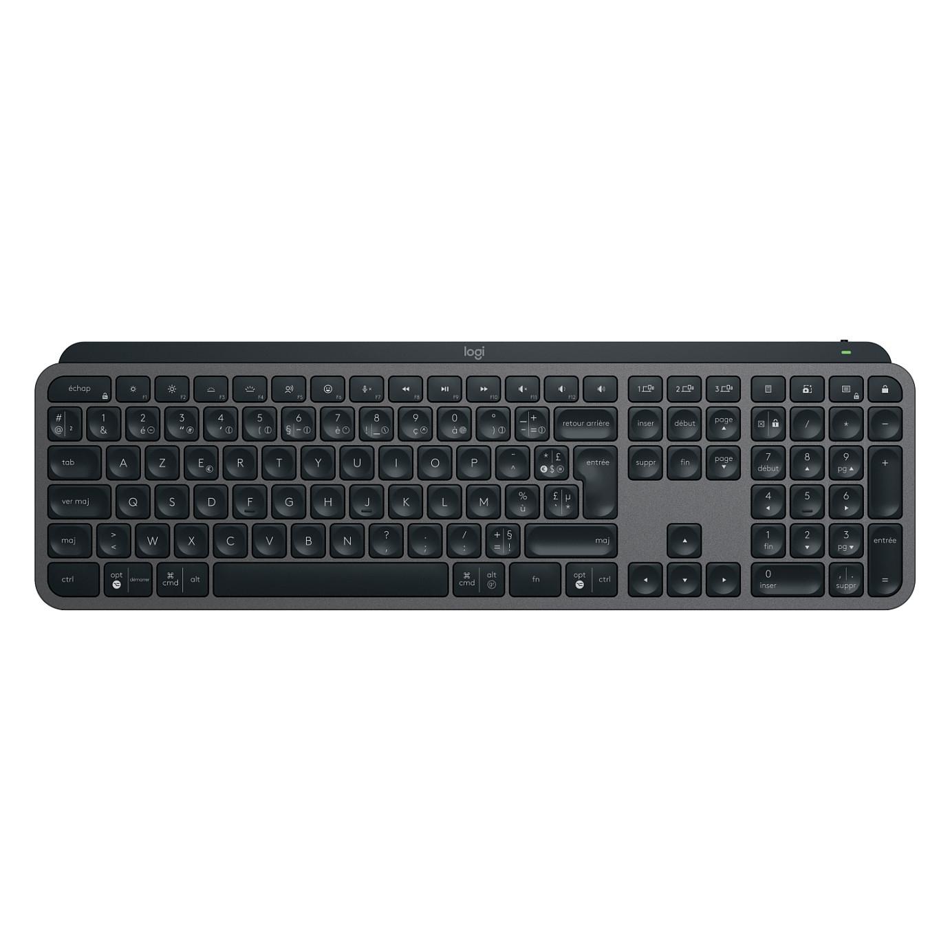 Combo (Tastierë & Maus) Logitech MX Keys Combo Gen 2, AZERTY Francez, Full Size, Logi Bolt + Bluetooth, 8000 DPI - Grafit - 4