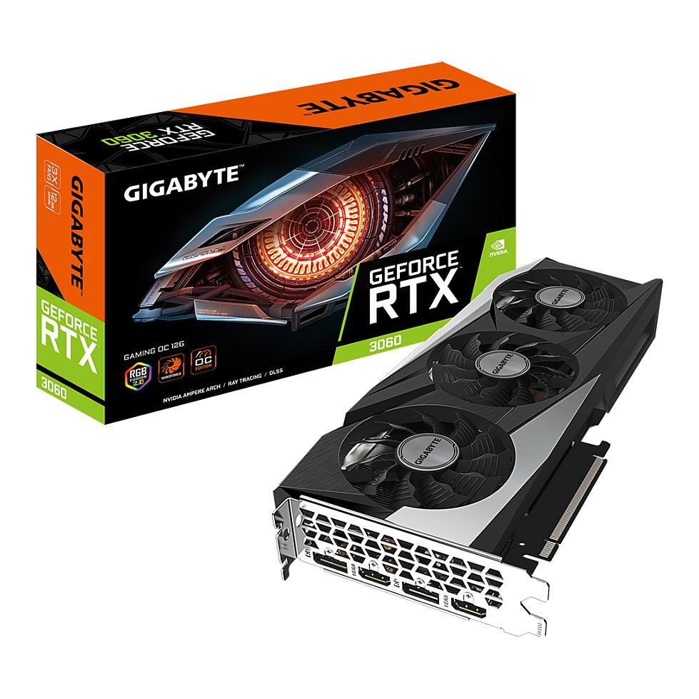 Kartelë Grafike NVIDIA GeForce RTX 3060, 12GB GDDR6, 192-bit, GIGABYTE GAMING OC 12G Rev. 2.0 - 8