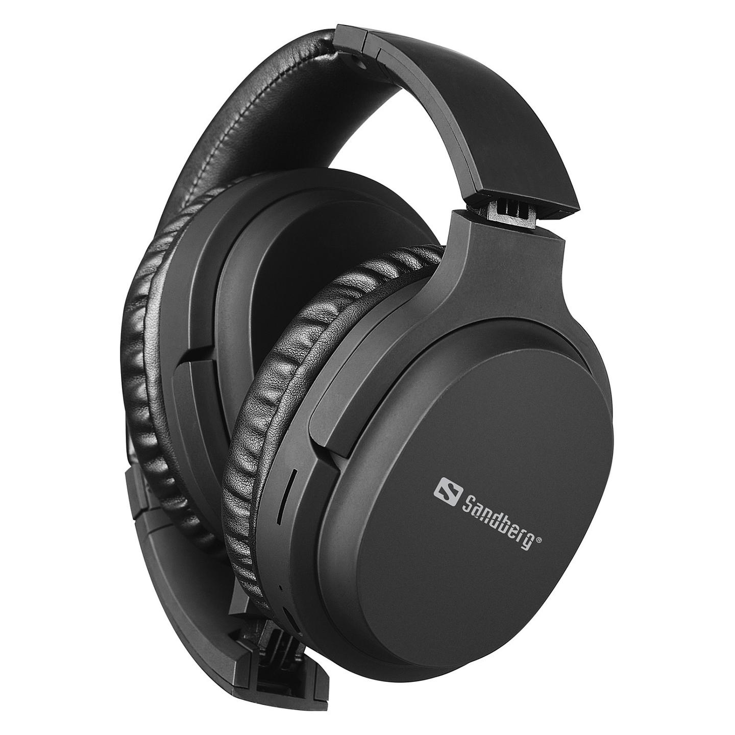 Kufje pa kabllo Sandberg Play'n Go / 40mm / Bluetooth 5.0 / AUX 3.5mm / Micro-SD - Zezë - 2