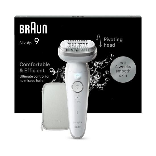 Makinë Depilimi Braun Silk·épil 9 Flex 9-011, 40 Pinca MicroGrip, Wet & Dry, Pa Kabllo – Bardhë - 4