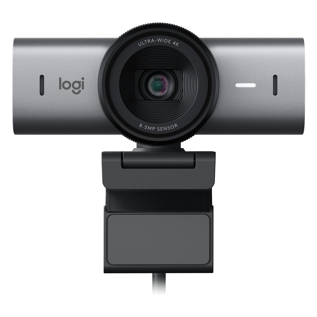 Webcam Logitech MX Brio / 4K UHD / 8.5MP / Autofokus / 90° / Zoom Digjital 4× / 2 Mikrofona / USB-C - Gri - 3
