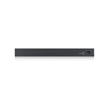 Switch Zyxel GS1900-24HPv2, 24x Gigabit Ethernet PoE+, 2x Gigabit SFP, PoE 170W, Switching Capacity 52Gbps, Layer 2 Smart Managed, Rackmount 1U - Zezë - 3
