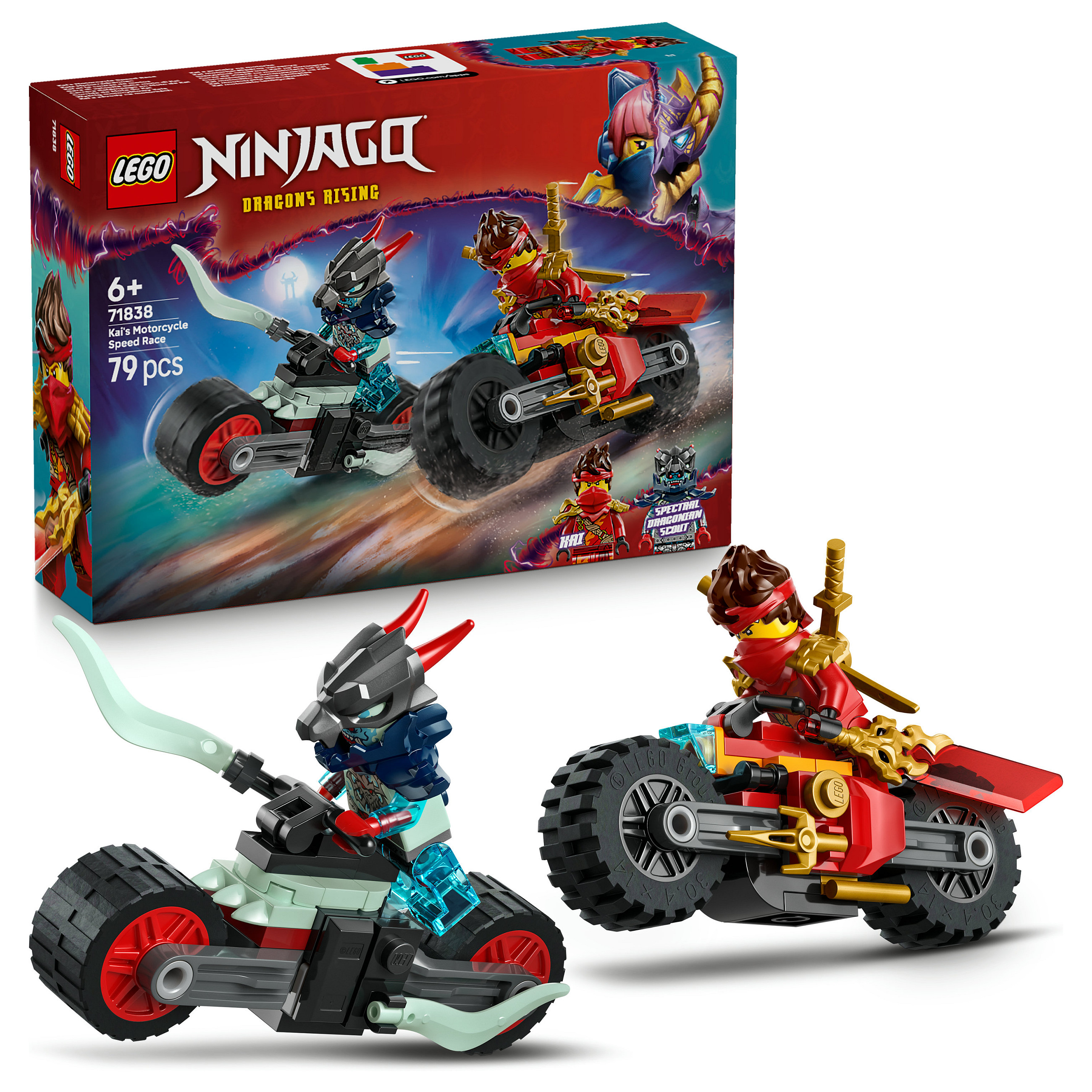 LEGO NINJAGO Kai's Motorcycle Speed Race - 28