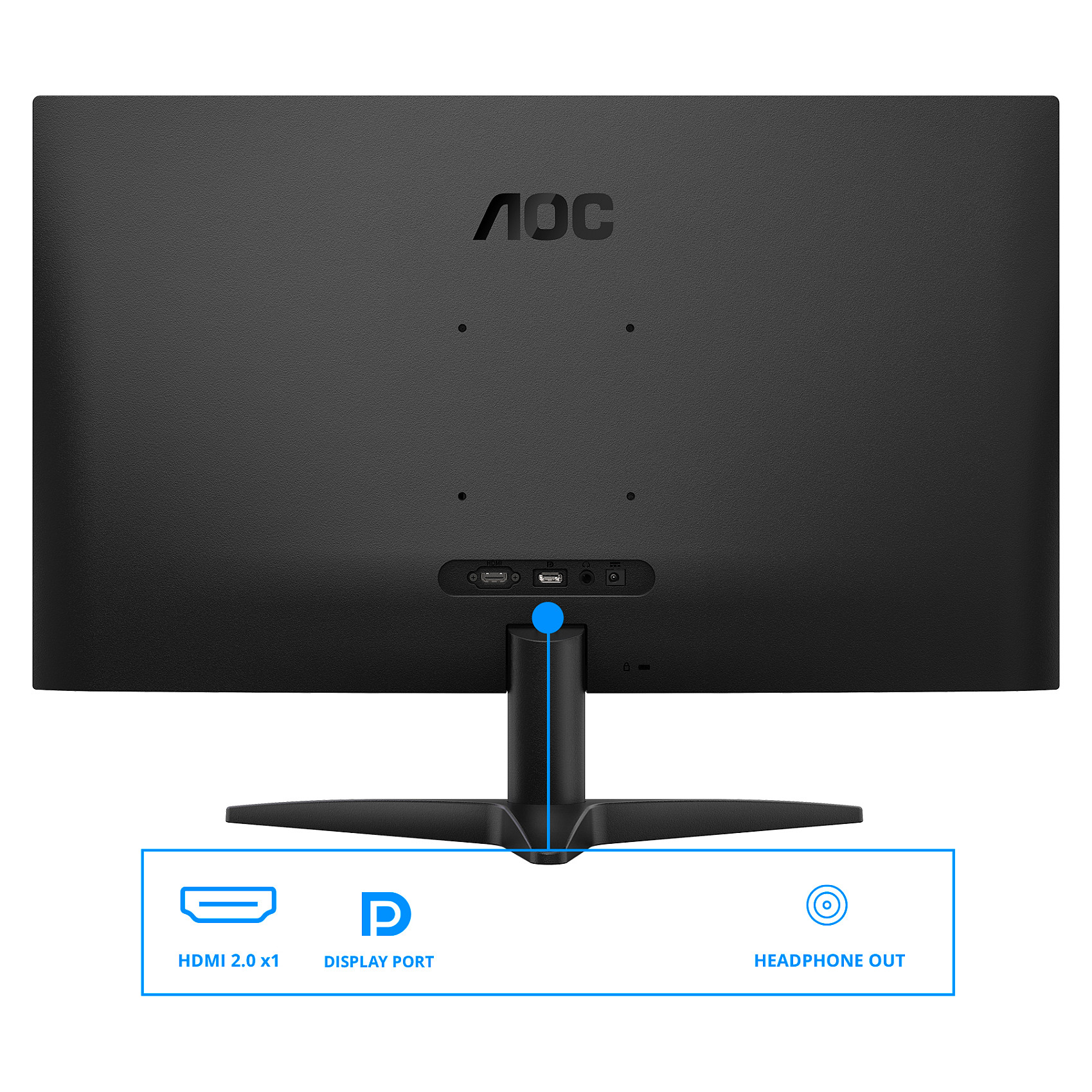 Monitor Gaming AOC Q27B36X / 27"/ Quad HD IPS / LED / 144Hz / 4ms / HDMI+DP - Zezë - 3